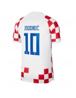 Chorvatsko Luka Modric #10 Domácí Dres MS 2022 Krátký Rukáv